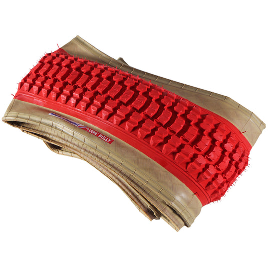 House of Looptail Snake Belly 26x2.125" Mountain Bike Tire Bundle Durable ZSG Rubber, Folding Aramid Bead, Lightweight Casing