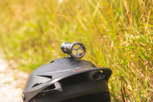 Exposure Zenith Headlight - 2100 Lumens, With Helmet And Handlebar Mount, TAP Technology, Gun Metal Black