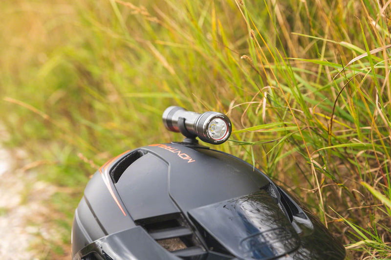 Load image into Gallery viewer, Exposure Axis Mk10 Headlight - with Helmet and Handlebar Mount, Gun Metal Black
