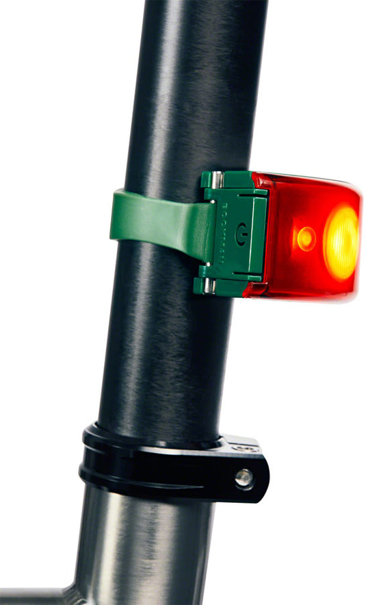 Bookman Curve Taillight - Rechargable, Green