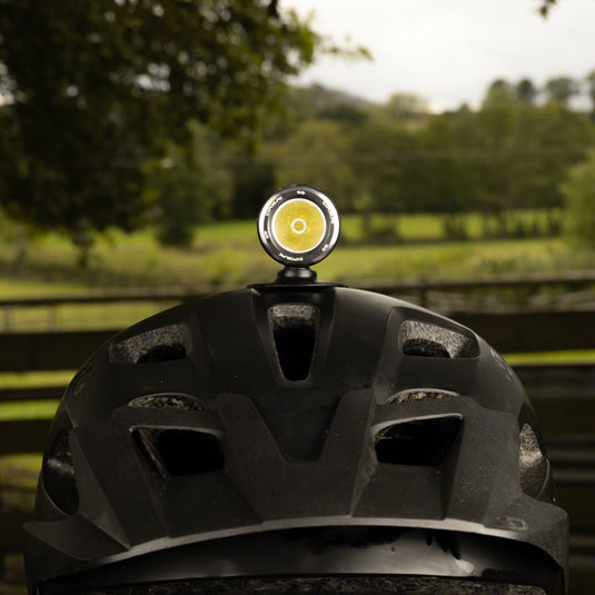 Exposure Axis Mk10 Headlight - with Helmet and Handlebar Mount, Gun Metal Black