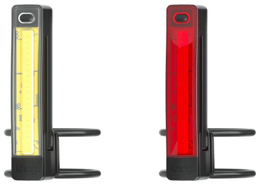 Knog Plus Lights, Front/Rear Set, Black