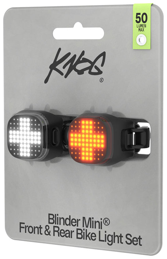 Knog Blinder Mini Cross Twinpack Headlight and Taillight Set