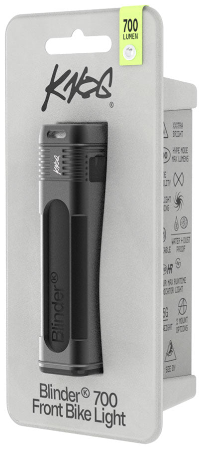 Knog Blinder 700 Light, Front, Black
