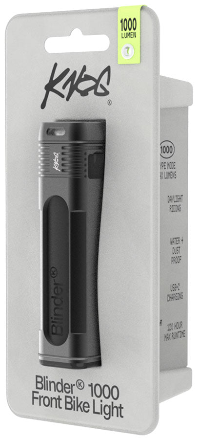 Knog Blinder 1000 Light, Front, Black
