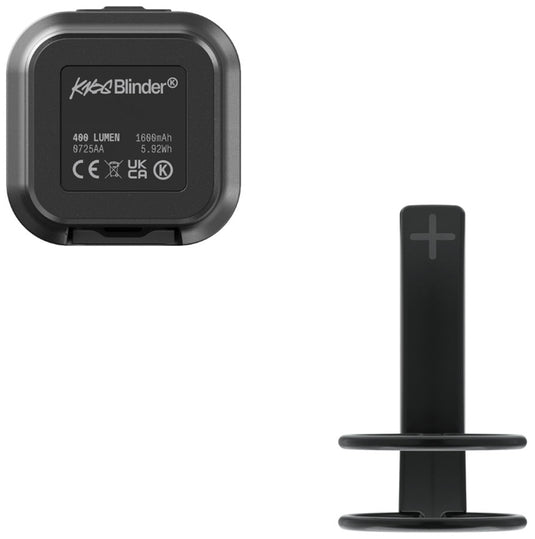 Knog Blinder 400/Plus 20 Lights, Front/Rear Set, Black