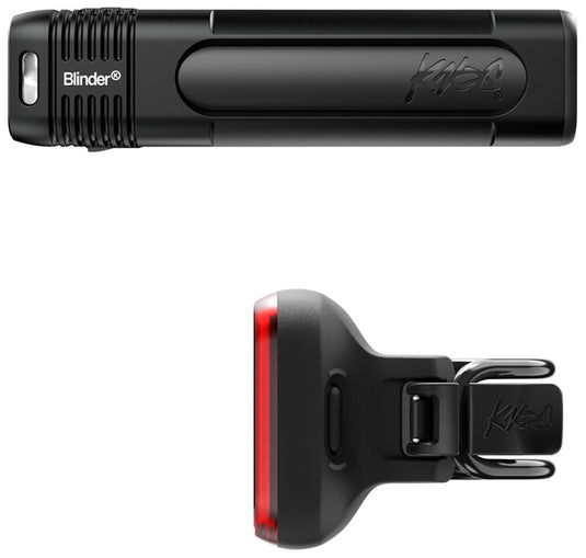 Knog Blinder 700/Blinder 100 Lights, Front/Rear Set, Black