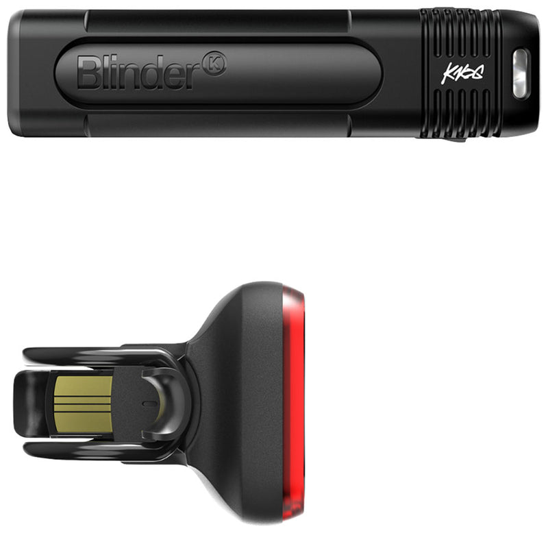 Load image into Gallery viewer, Knog Blinder 1000 Headlight/ Blinder Square Headlight/Taillight Set
