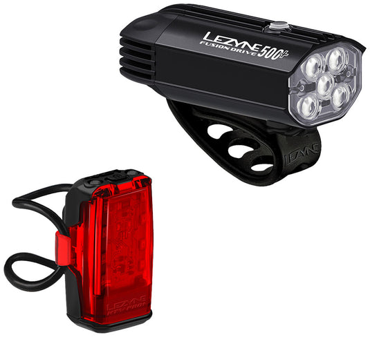 Lezyne-Fusion-Drive-Pro-500-KTV-Drive-Pro-Headlight-&-Taillight-Set-Flash-LGST0514