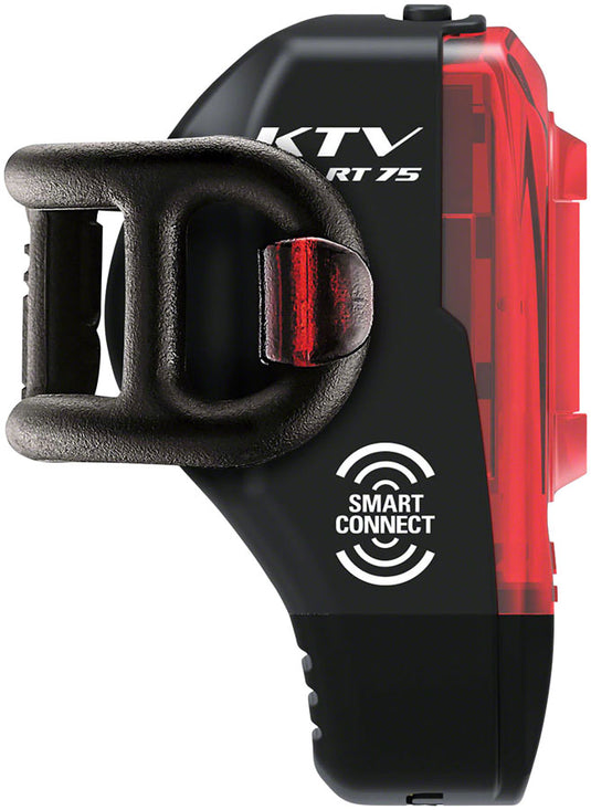 Lezyne KTV Drive Pro Smart Taillight: Black Unique Aero, Round Seatpost Design