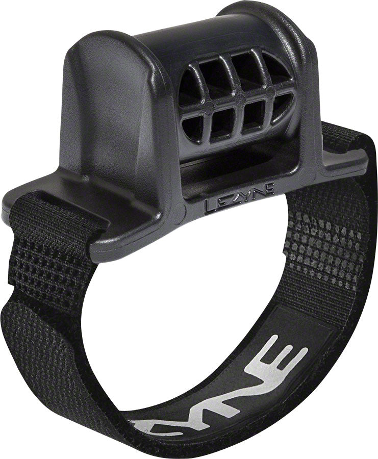 Load image into Gallery viewer, Lezyne Composite Helmet Mounts for Front Bike Lights | Strong Rubber &amp; Velcro Straps, Durable and Secure Fit
