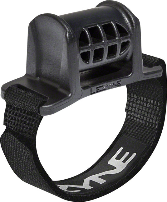 Lezyne Composite Helmet Mounts for Front Bike Lights | Strong Rubber & Velcro Straps, Durable and Secure Fit