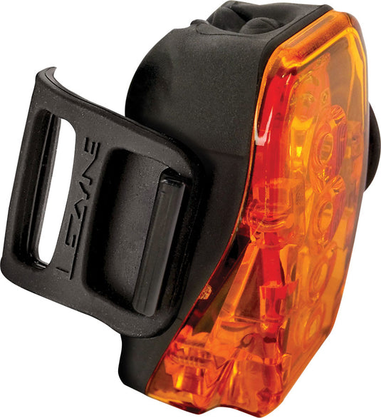 Lezyne LED Laser Drive Rear Light, Black Micro-USB Charging w/ Silicone Strap