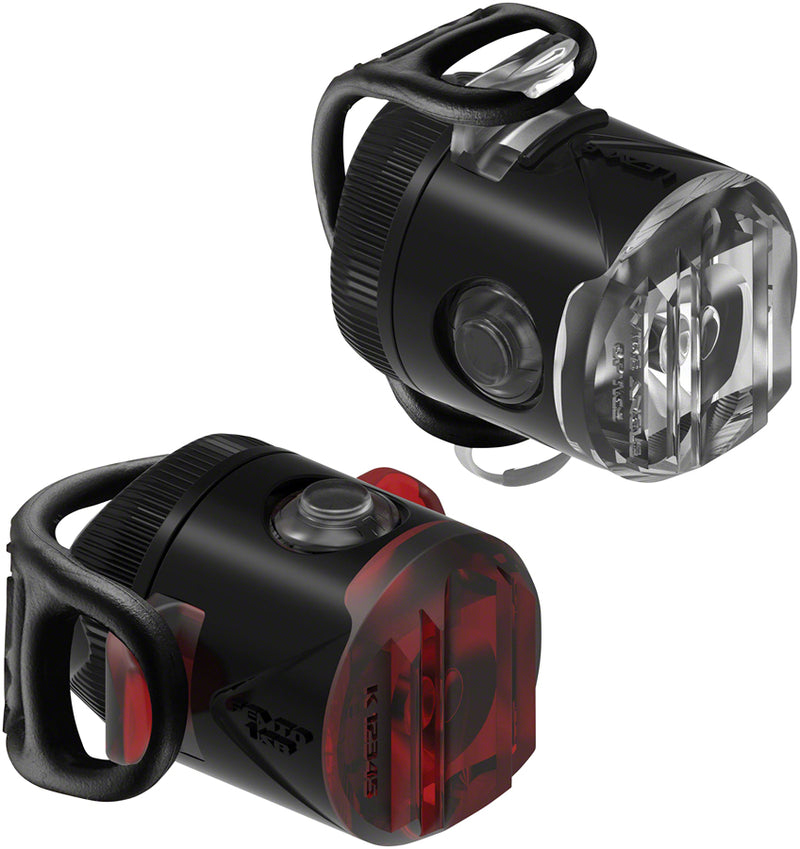 Load image into Gallery viewer, Lezyne Femto USB Bike Light Set - Compact, Waterproof, Rechargeable Front &amp; Rear Cycling Visibility

