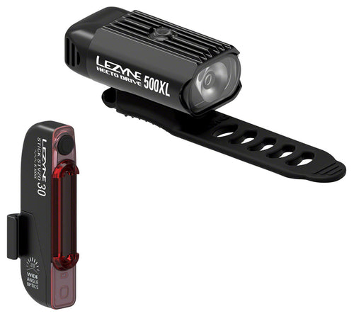 Lezyne-Hecto-Drive-500XL-Stick-Light-Set-Headlight-&-Taillight-Set-LT1578