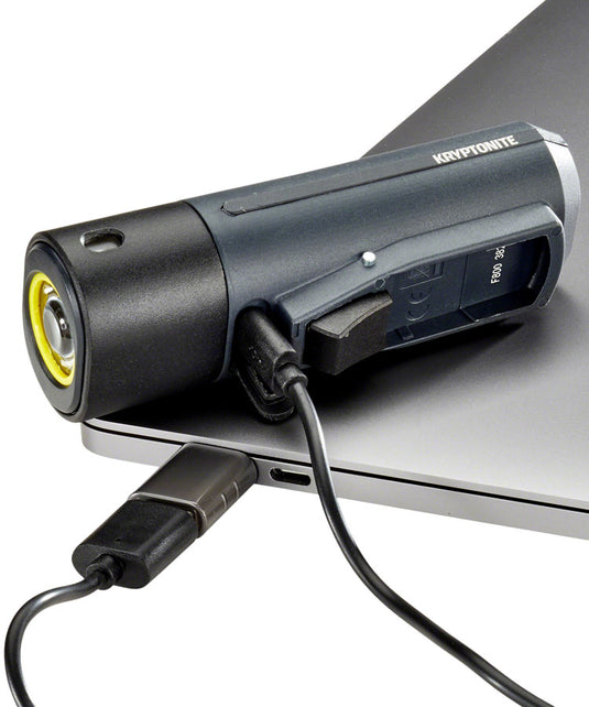 Kryptonite Alley F-650 Lumens Headlight, Fully USB Rechargable