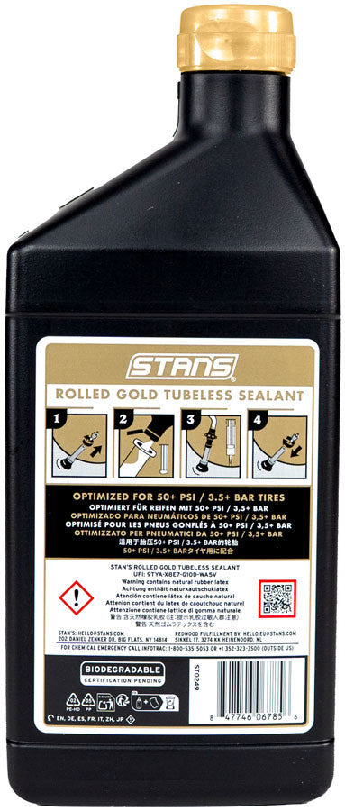 Load image into Gallery viewer, Stan's Rolled Gold Tubeless Sealant, 500ml (16.9oz), Each
