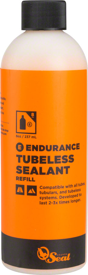 Pack of 2 Orange Seal Endurance Tubeless Tire Sealant Refill - 8oz