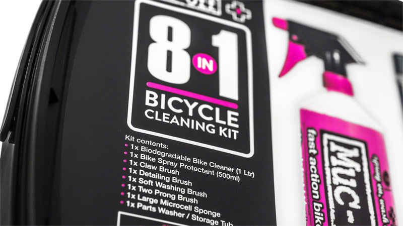 Load image into Gallery viewer, Muc-Off 8-in-1 Cleaning Kit: Tub with 8 Pieces Nano Tech Bike Cleaner
