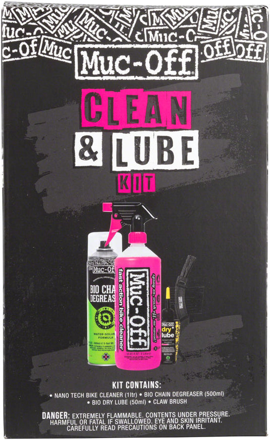Muc-Off Bike Care Kit: Clean and Lube For Drivetrain & Rest Of Bike