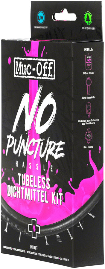 Pack of 2 Muc-Off No Puncture Hassle Tubeless Tire Sealant - 140ml Kit