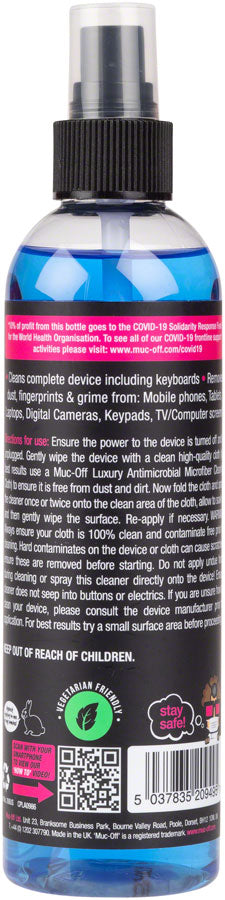 Muc-Off Device Cleaner - 250ml Gives A Streak-Free Finish