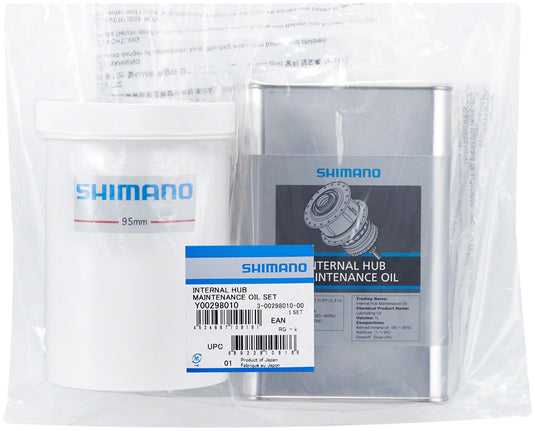 Shimano Internal Hub Maintenance Kit Gear Oil & Grease for 3, 7, & 8-Speed Internal Gears