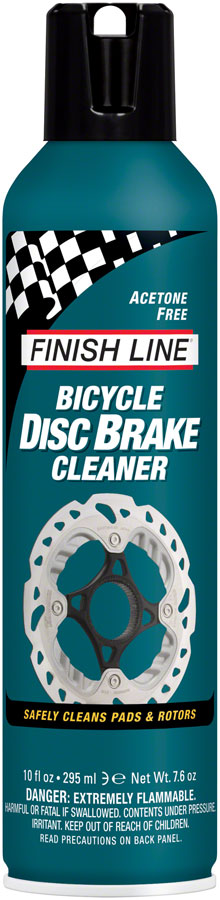 Finish Line Bicycle Disc Brake Cleaner & Spray Aerosol Kit Eco-Friendly, Fast-Acting Rotor & Pad Cleaning