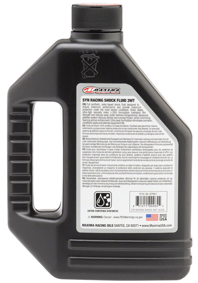 Load image into Gallery viewer, Manitou Maxima Synthetic All-Temperatures Suspension Oil - 3Wt, 1 Liter
