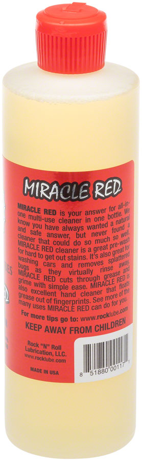 Rock-N-Roll Miracle Red Degreaser 16oz Biodegreaser Handle Cleaner Stain Remover