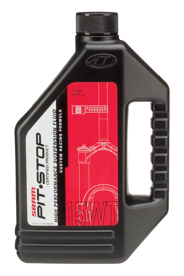 Load image into Gallery viewer, Pack of 2 RockShox Suspension Oil, 15wt, 1 Liter Bottle, Lower Legs
