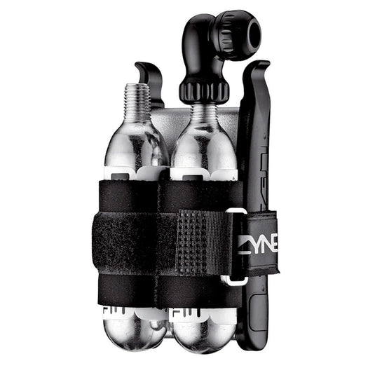 Lezyne CO2 Twin Kit CO2 Inflator, Threaded, Presta, Schrader, 2x16g