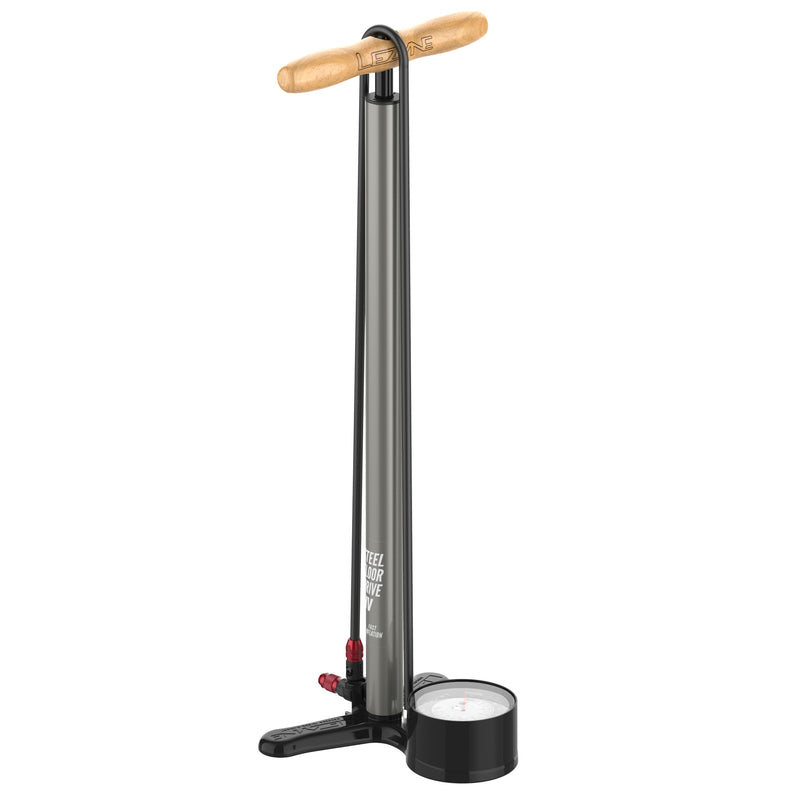 Load image into Gallery viewer, Lezyne-Steel-HV-Floor-Drive-3.5-Floor-Pump-Analog-FLPM0499-Bicycle-Floor-Pump

