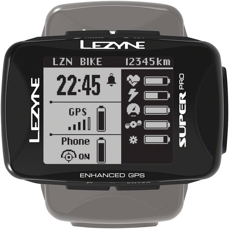 Load image into Gallery viewer, Lezyne-Super-Pro-GPS-Bike-Computer-Bike-Computers-ANT-Bluetooth-Wireless-Heart-Rate-Monitor-GPS-Cadence-Included_BKCM0058
