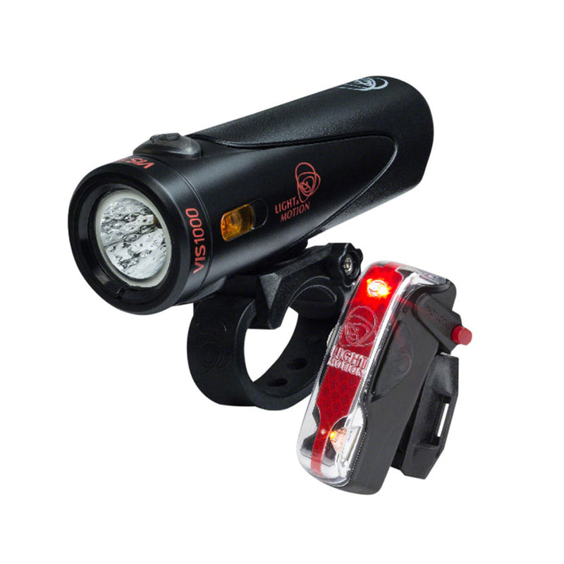 Load image into Gallery viewer, Light-and-Motion-VIS-1000-Power-Combo-Light-Set--Headlight-&amp;-Taillight-Set-_LT1134
