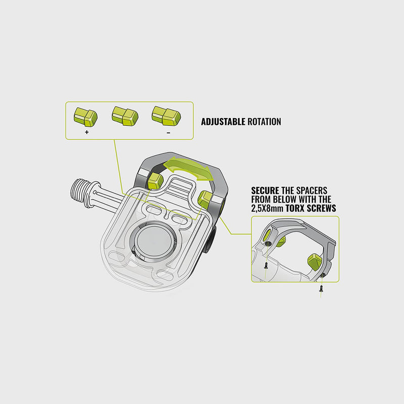 Load image into Gallery viewer, Magped Road2 Magnetic Pedal, Carbon, Steel, 200n, Gray
