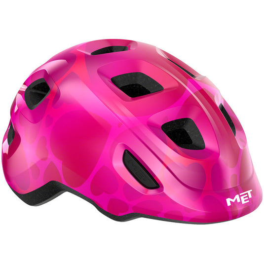 MET-Helmets-Hooray-MIPS-Helmet-Small-(52-55cm)-Half-Face--MIPS-C2--360°-Head-Belt--With-Light--Safe-T-Bimbo-Fit-System--Adjustable-Fitting--Anti-Pinch-Ratchet-Buckle--Hand-Washable-Comfort-Pads--Reflector--Anti-Insect-Net-Pink_HLMT5040
