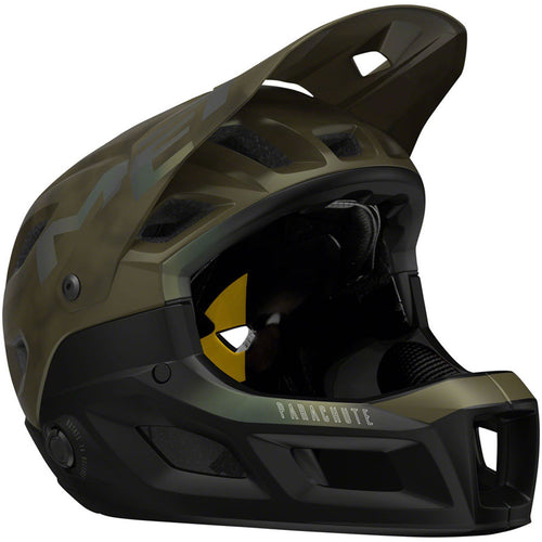 MET-Helmets-Parachute-MCR-MIPS-Helmet-Large-(58-61cm)-Full-Face--MIPS-C2--360°-Head-Belt--Detachable-Visor--Boa-Fs1-Fit-System--Fidlock-Magnetic-Buckle--Removable-Cheek-Pads--Helmet-Soft-Bag-Included-Green_HLMT4809