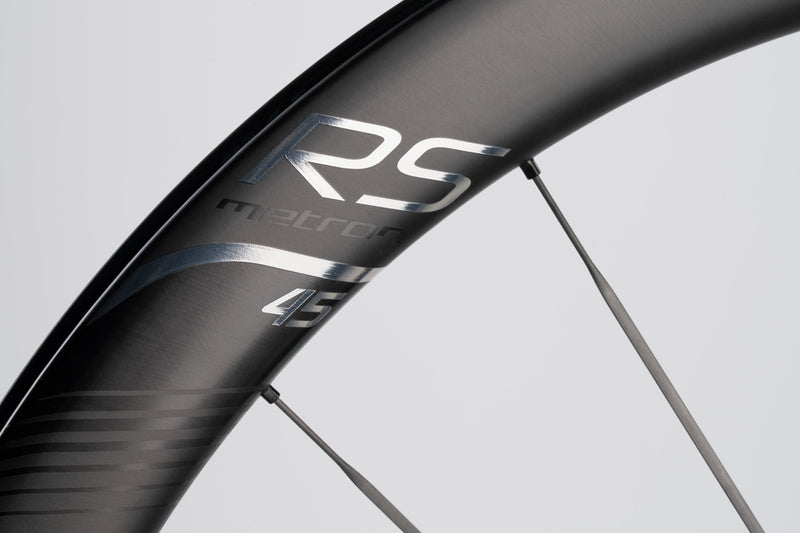 Load image into Gallery viewer, Vision Metron RS 45 Silver Edition Wheelset - 700, 12 x 100mm/12 x 142mm, Center-Lock, HG 11/12, Carbon, Black
