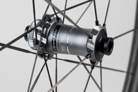 Vision Metron RS 60 Silver Edition Wheelset - 700, 12 x 100mm/12 x 142mm, Center-Lock, HG 11/12, Carbon, Black