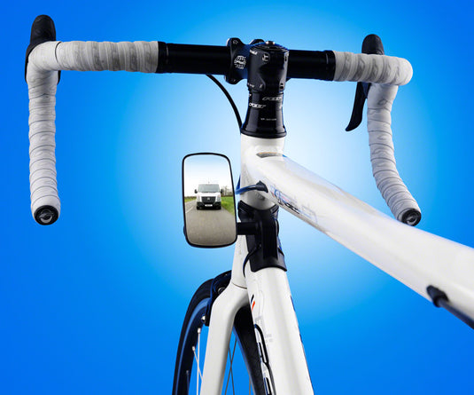 Bike-Eye Frame Mount Mirror Narrow Mounts in Seconds Long Distance View