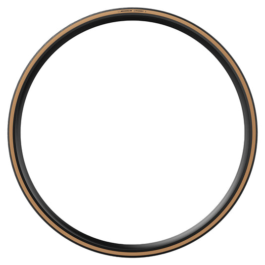 Michelin Lithion 4 Classic Road Tire, 700x25C, Folding, Clincher, MAGI-X, Tanwall