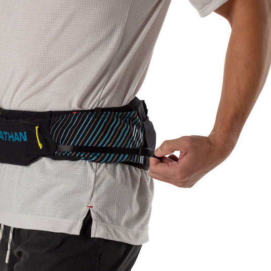 Nathan Pinnacle Running Belt - Black/Blue, Small/Medium