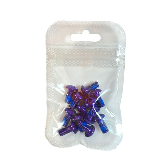 Miles Wide Steel Rotor Bolts, Purple
