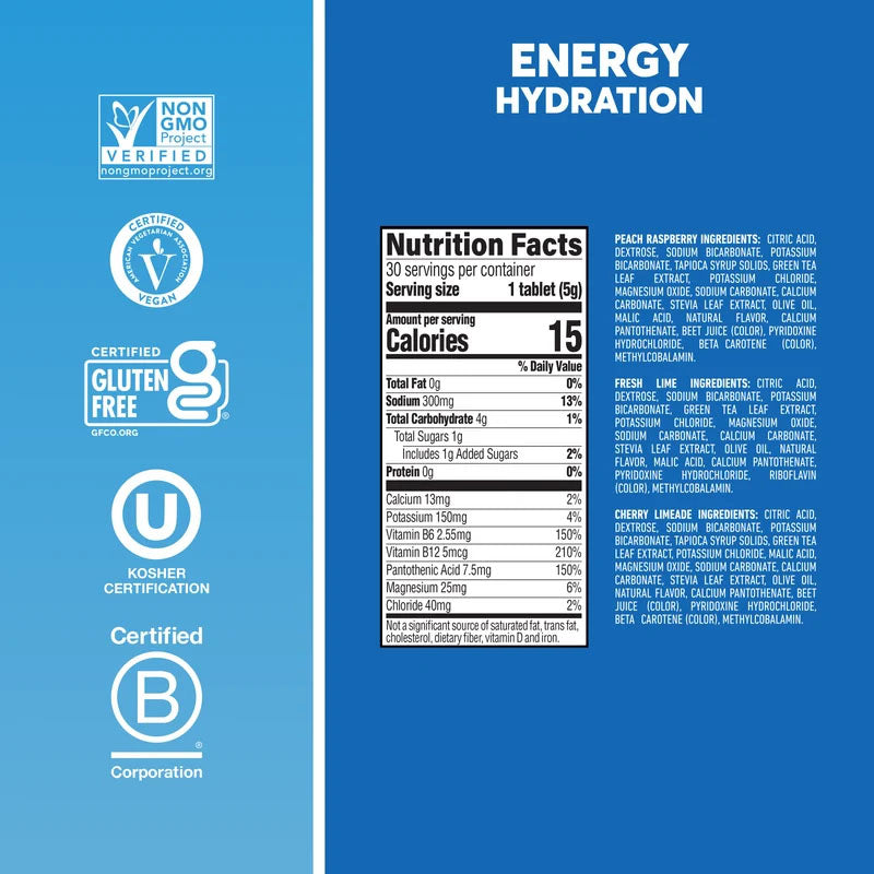 Load image into Gallery viewer, Nuun Nuun Energy, Cherry Limeade, 8/Count
