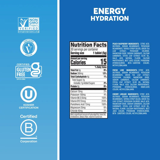 Nuun Nuun Energy, Tropical Fruit, 8/Count