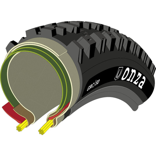 Onza Aquila Tire, 27.5 x 2.50", Tanwall NLS