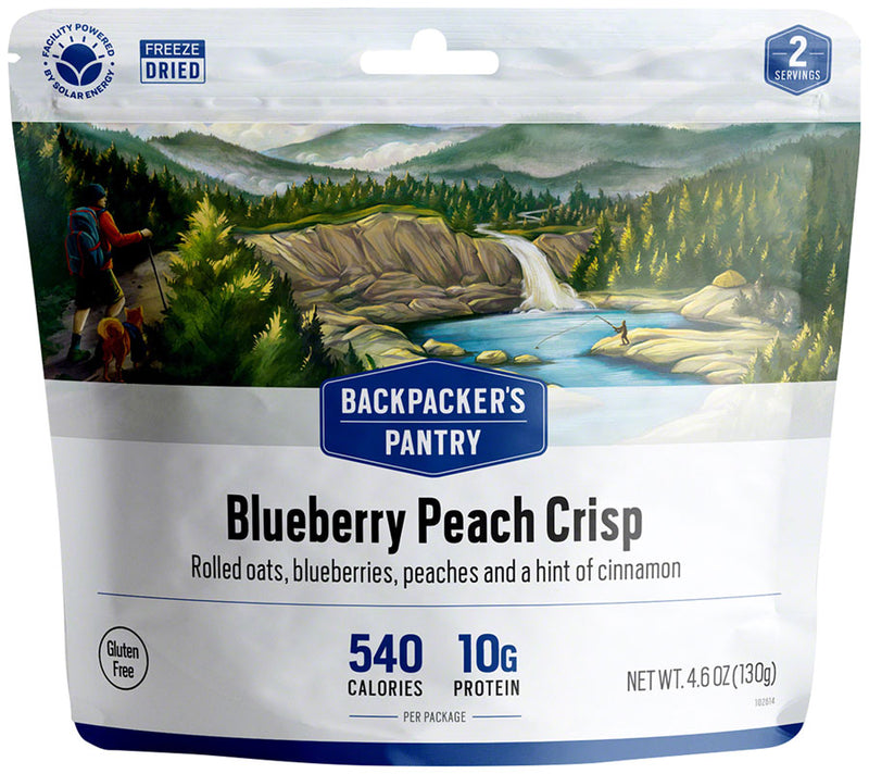 Load image into Gallery viewer, Backpacker&#39;s-Pantry-Blueberry-Peach-Crisp-Camping-and-Bikepacking-Food-DSSN0001
