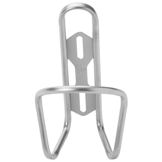 Moots Titanium Ti Cage Bike Bottle Cages Seamless 3/2.5 Titanium, Silver, Lightweight, USA Made (Set of 2)