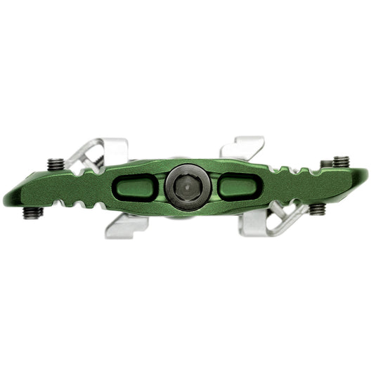 OneUp Components Clip Pedals, CrMo, Dark Green